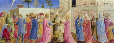 Het huwelijk van de Maagd, ca. 1435 door Fra Angelico